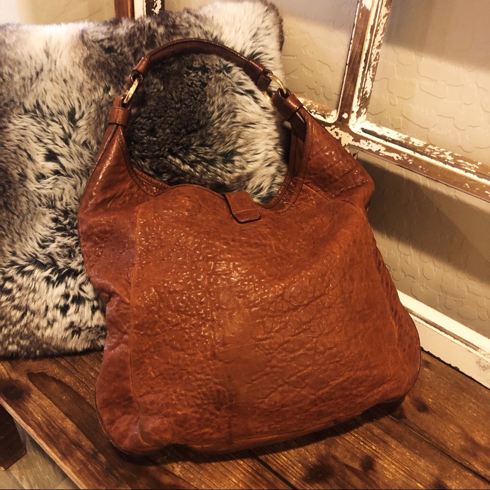 SOLD Givenchy Brown Obsedia Hobo Lamb Bag - Picture 3 of 8